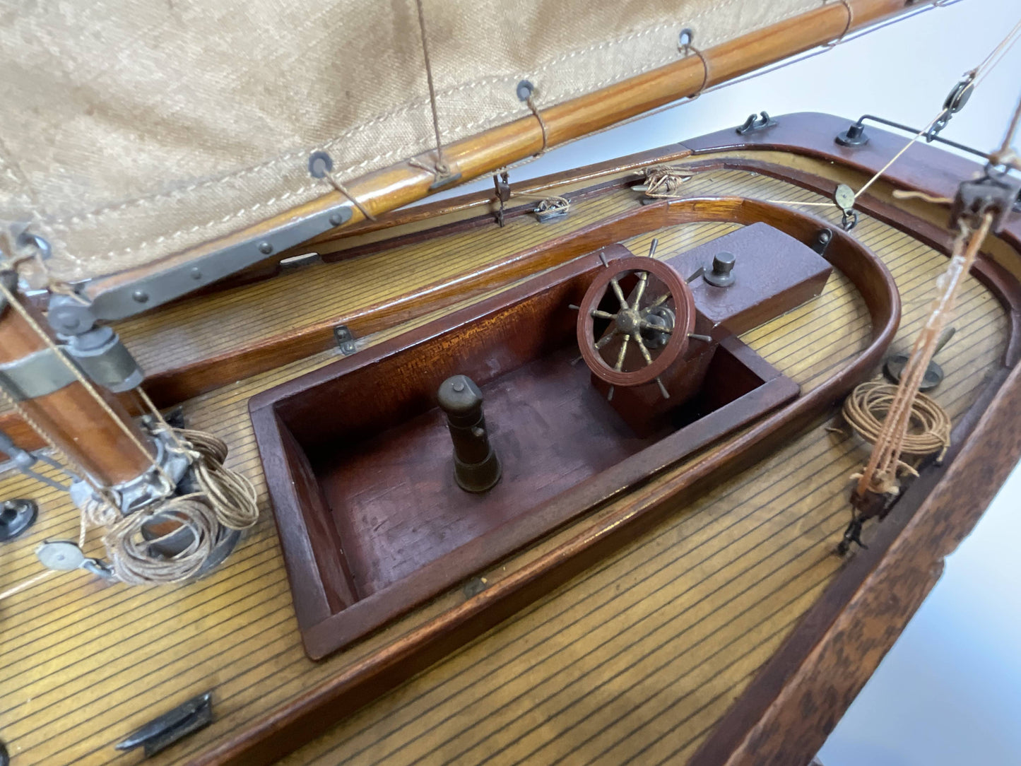 Antique Model Of Schooner Dorothy