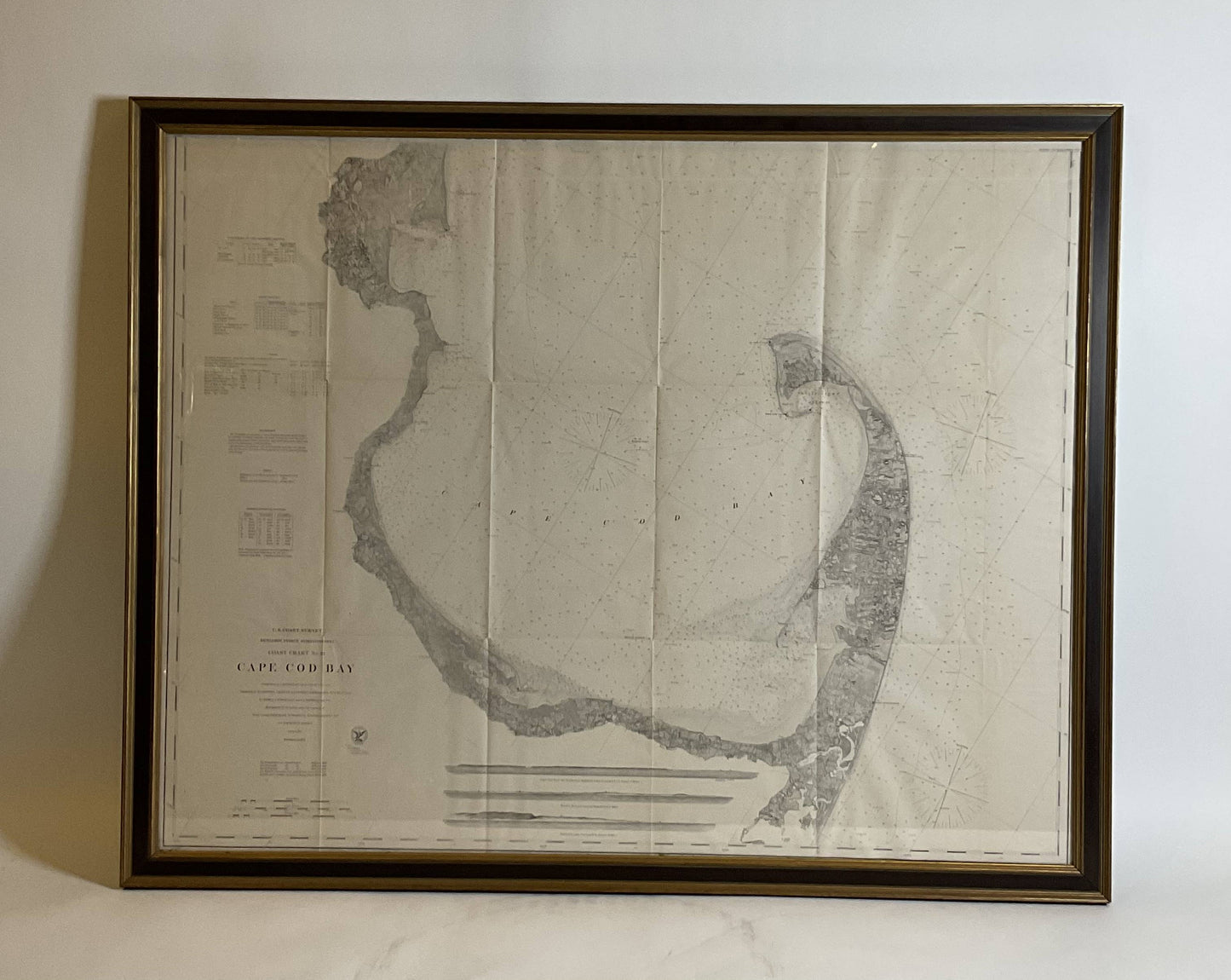 US Coast Survey Chart Of Cape Cod Bay