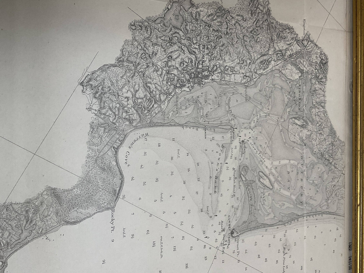 US Coast Survey Chart Of Cape Cod Bay