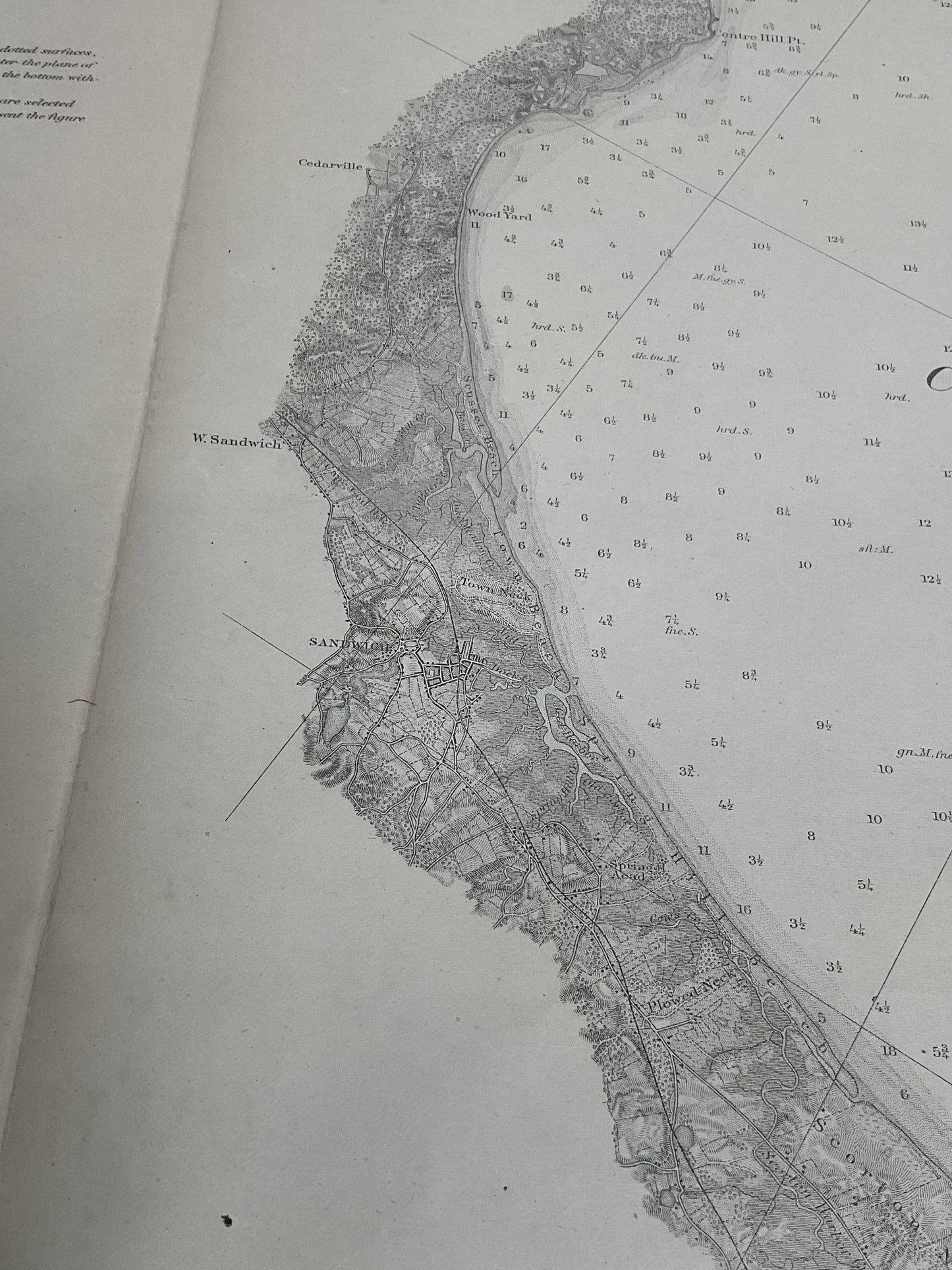 US Coast Survey Chart Of Cape Cod Bay