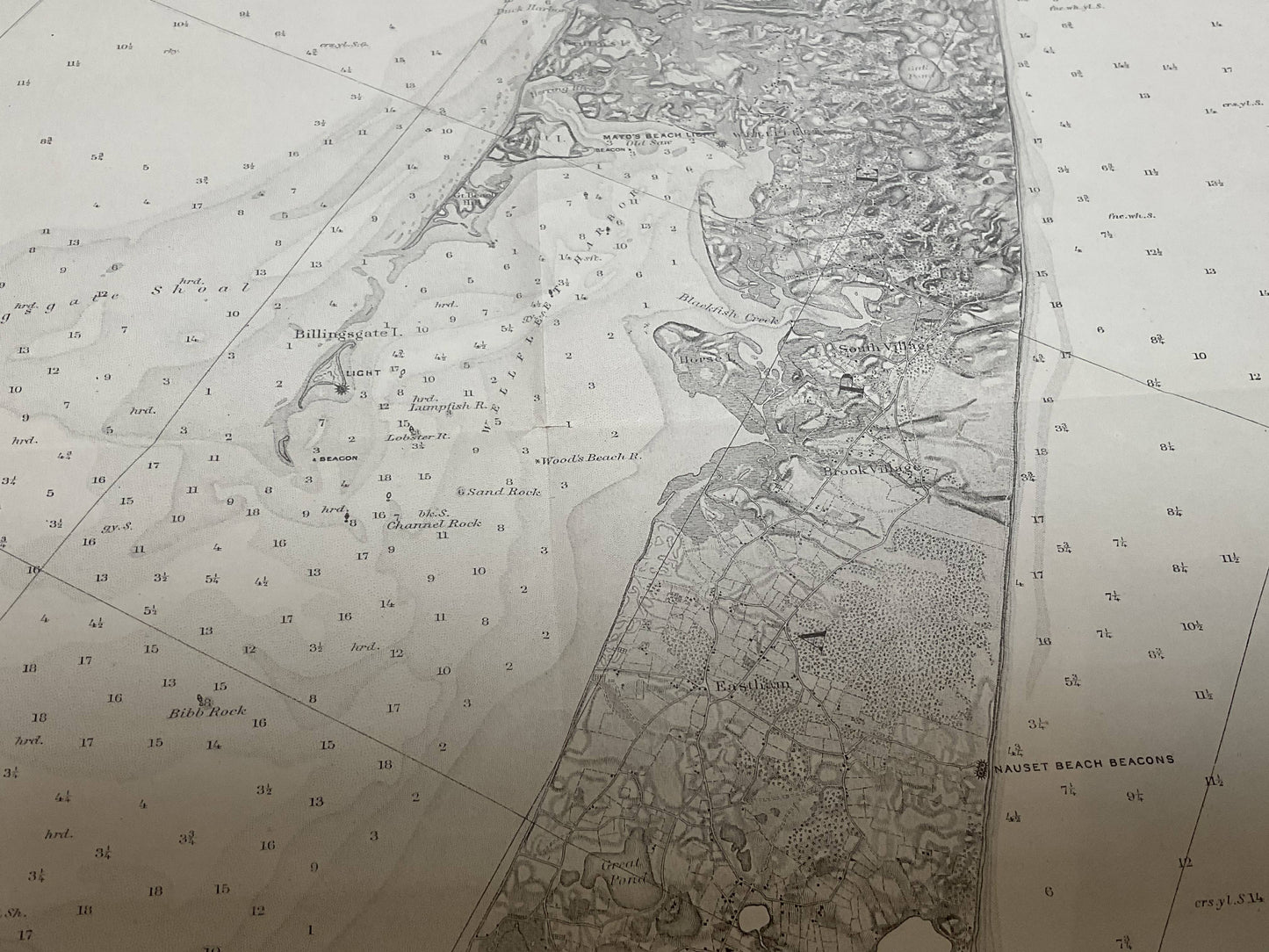 US Coast Survey Chart Of Cape Cod Bay