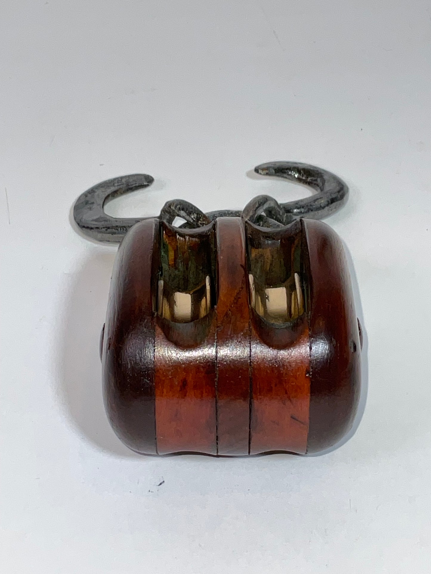 Superb Little Double Hook Two Sheave Boat Pulley
