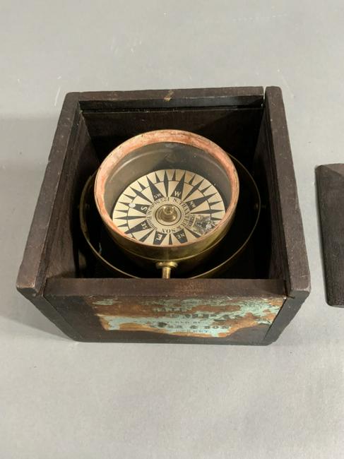 Ships Compass By S Thaxter Of Boston - Lannan Gallery