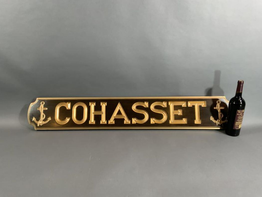 Carved Quarterboard Cohasset - Lannan Gallery