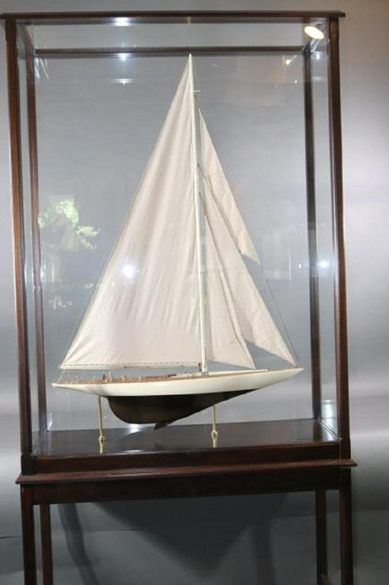Four Foot Cased J Boat America's Cup Yacht "Enterprise" - Lannan Gallery