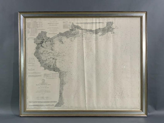1898 Chart Of Boston Bay - Lannan Gallery