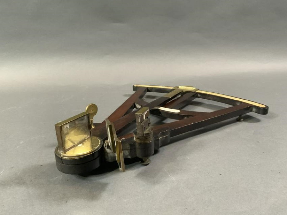 Rosewood Ship's Navigators Octant - Lannan Gallery
