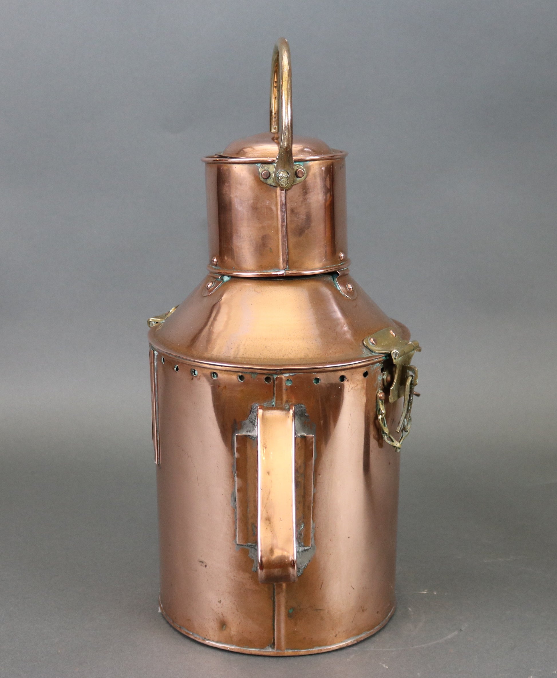 1954 English Ship's Signal Lantern by Davey - Lannan Gallery