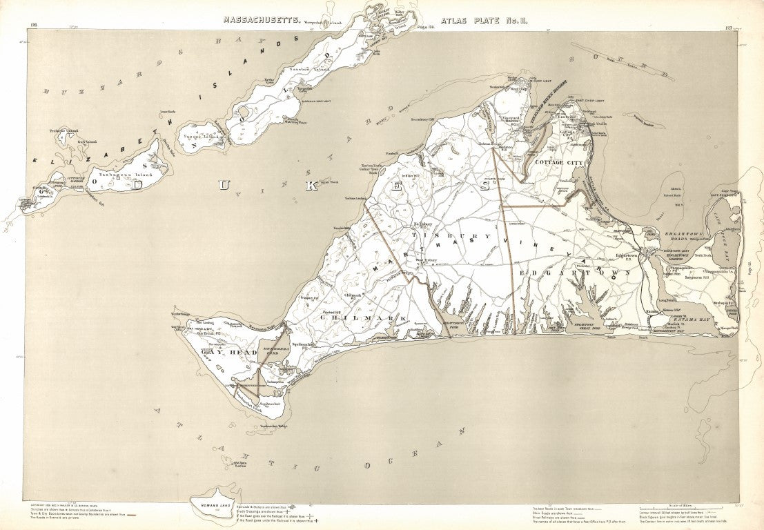 Atlas Plate No. 11, Martha's Vineyard COPY - Lannan Gallery