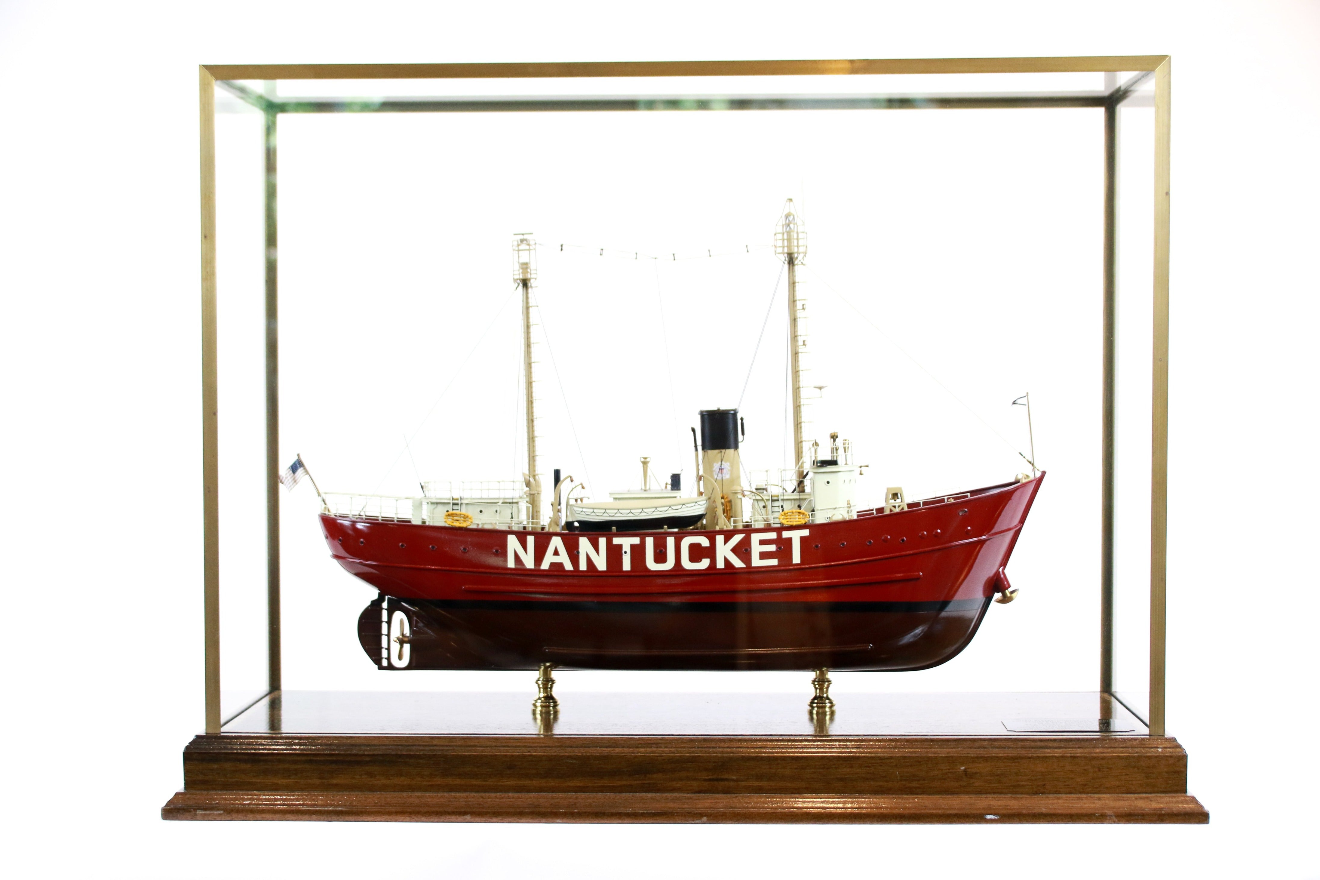 United States Coastguard Lightship USCGLS Nantucket Model.