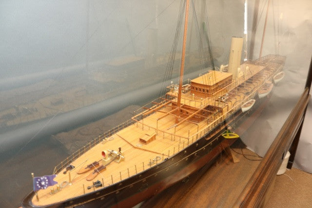 8-Foot Model of JP Morgan's "Corsair IV" - Lannan Gallery