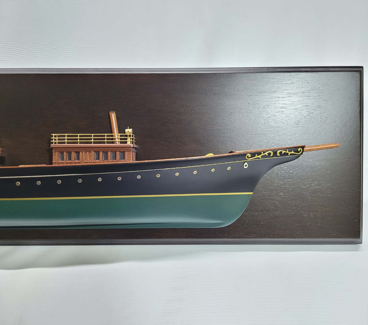 Elegant Half Model of the Steam Yacht Corsair - Lannan Gallery