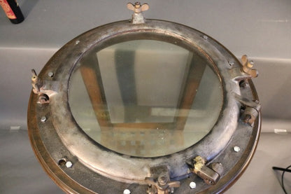 Heavy and Sturdy Bistro Ship's Porthole Table - Lannan Gallery