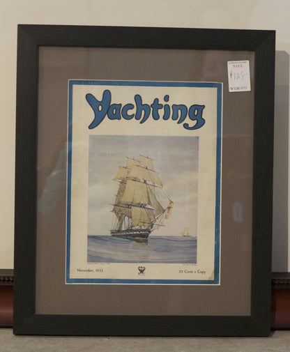 Authentic Cover from Yacthing Magazine, Nov. 1933 - Lannan Gallery