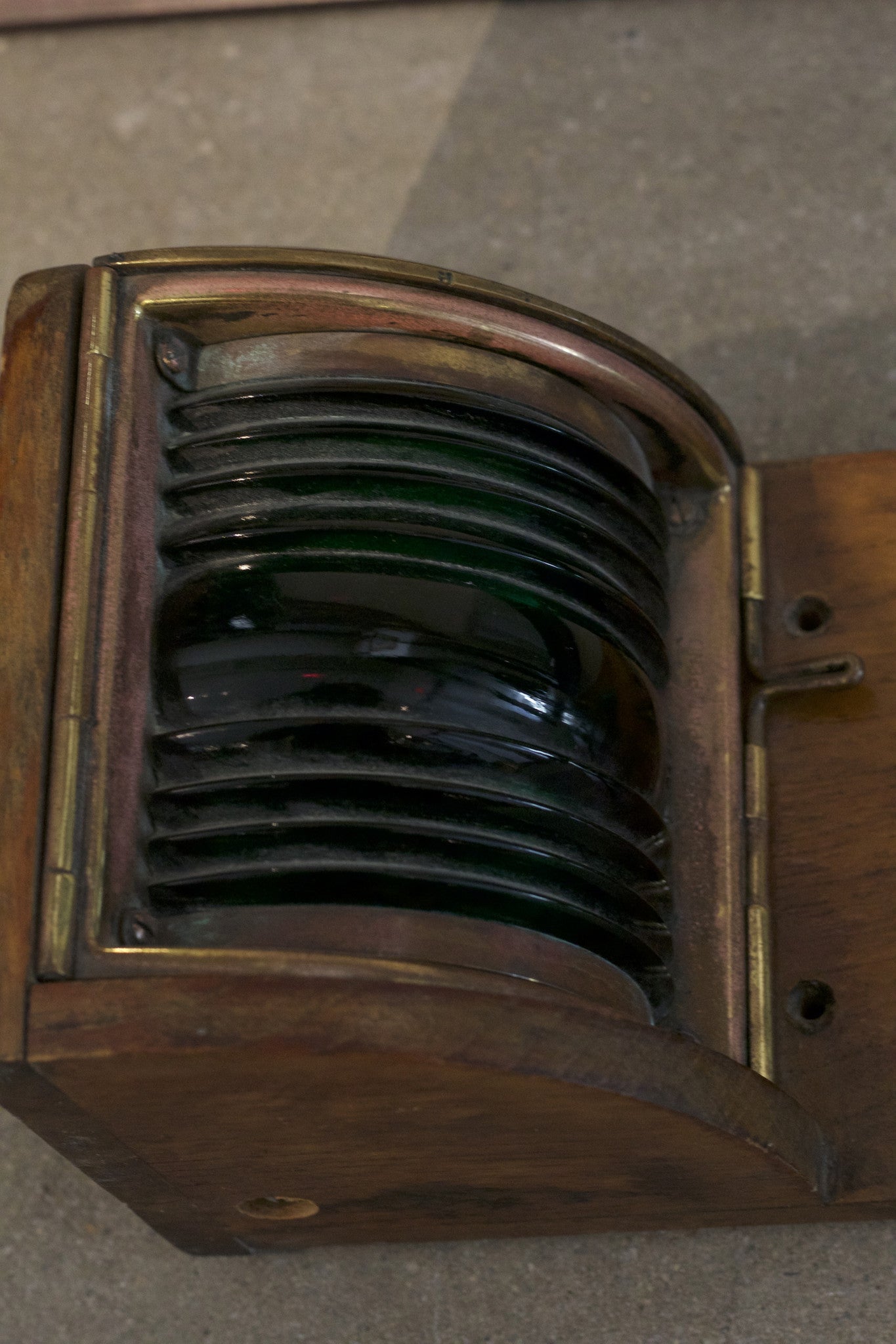 Nameboard from Yacht Dawn - Lannan Gallery