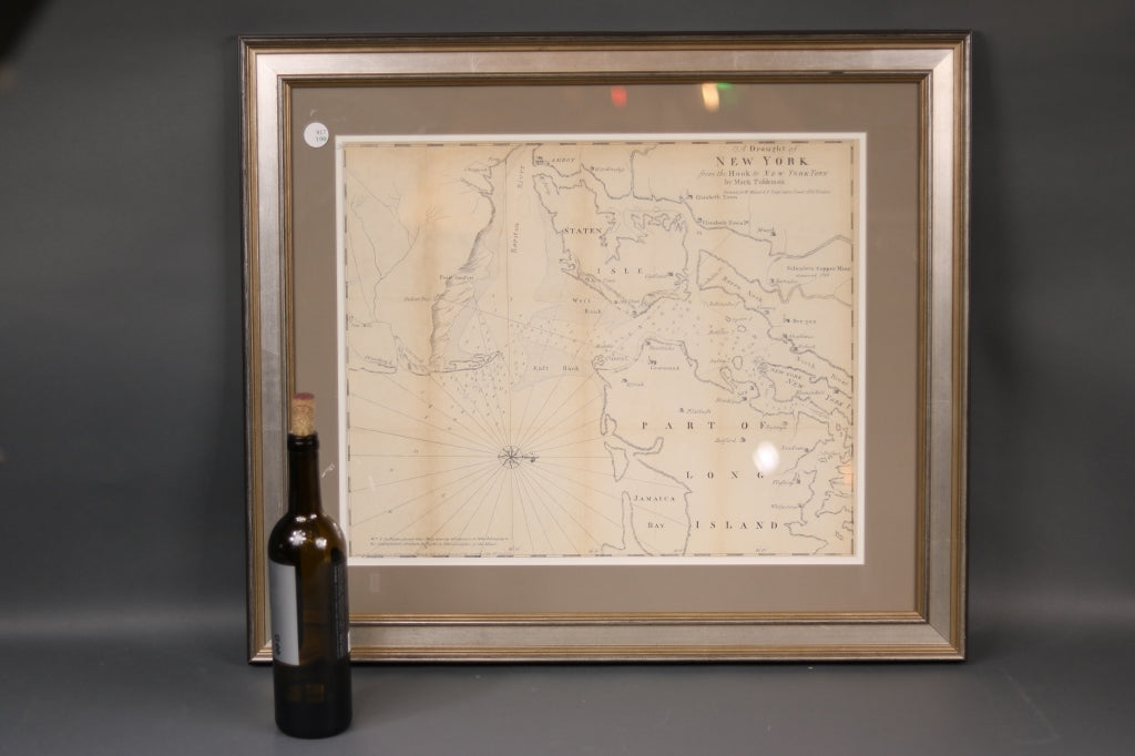 Original Map | A Draught of New York | c.1855 - Lannan Gallery