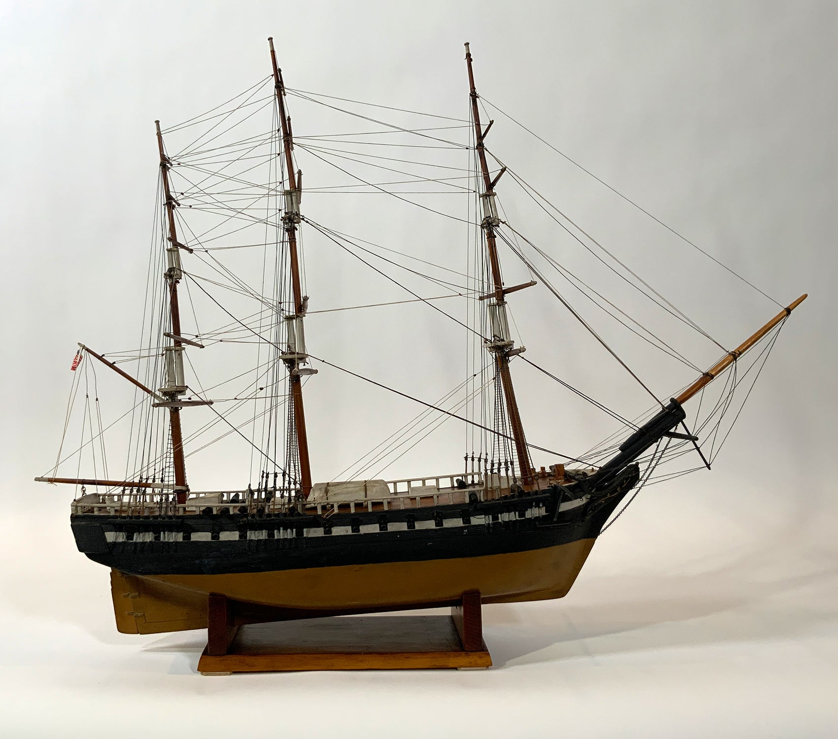 Antique American Ship Model Circa 1910