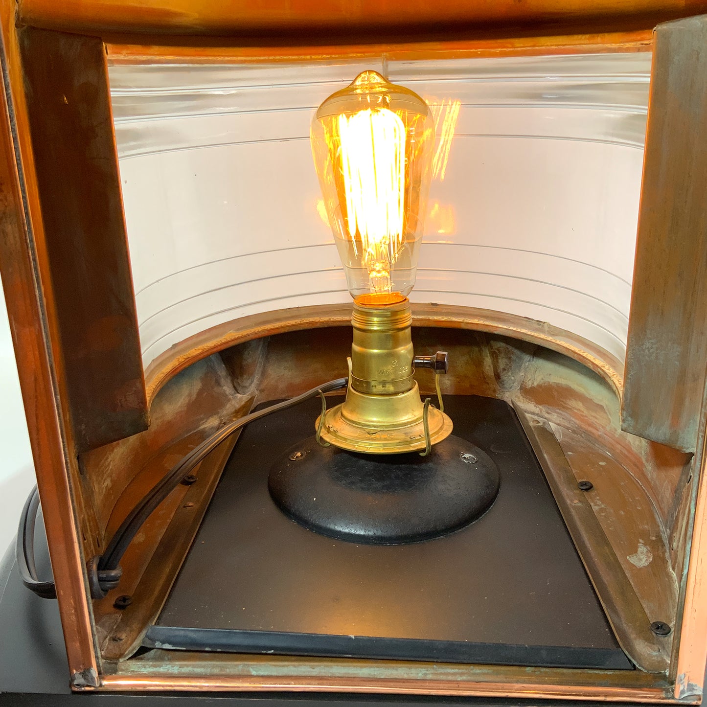 Copper Ships Masthead Lantern By Meteorite Of England - Lannan Gallery