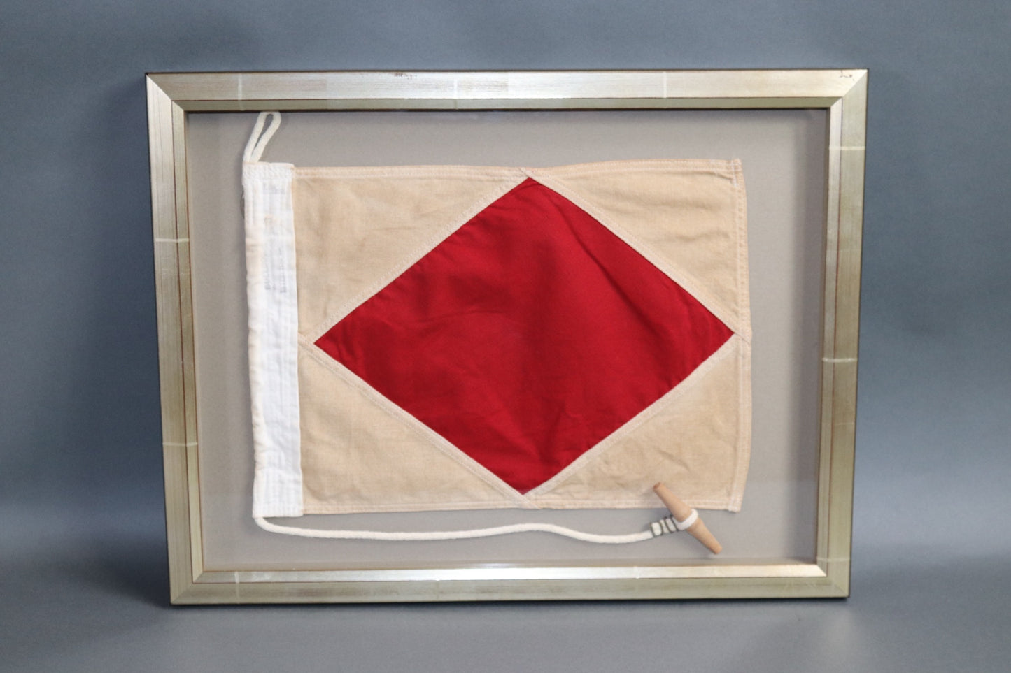Framed Maritime Signal Flag of Letter F - Lannan Gallery