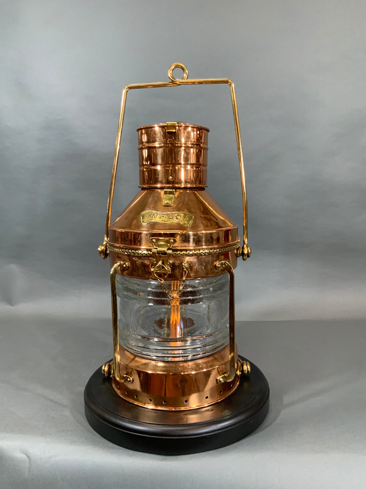 Solid Copper Ships Lantern - Lannan Gallery