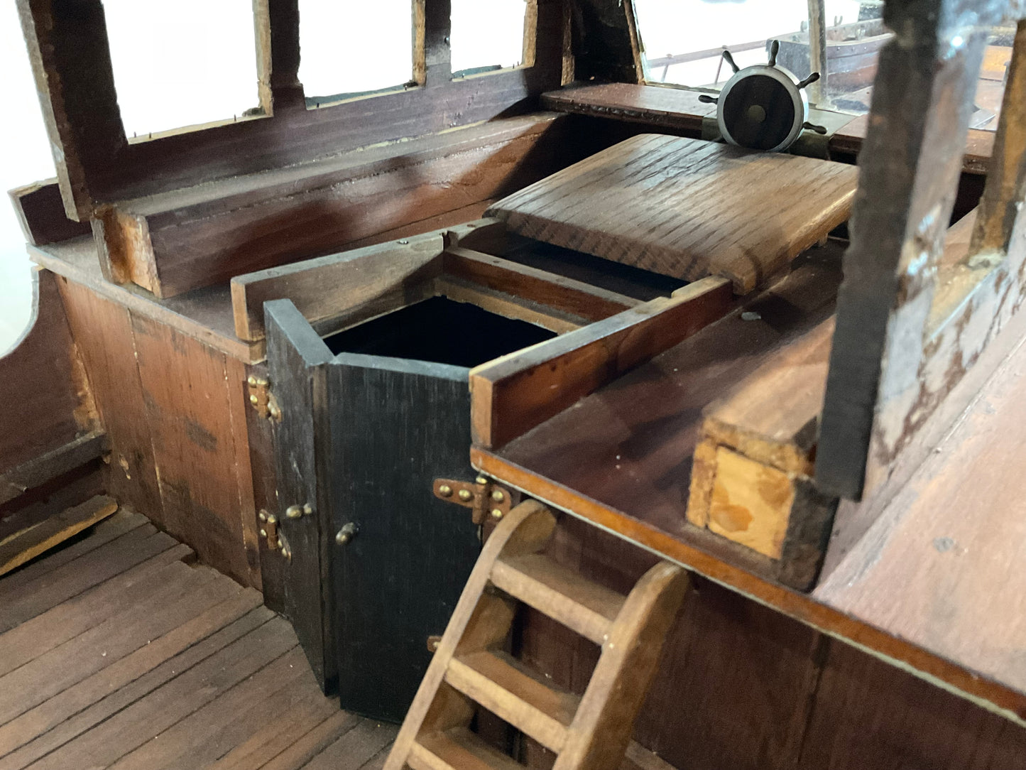 Classic Antique Yacht Model - Lannan Gallery