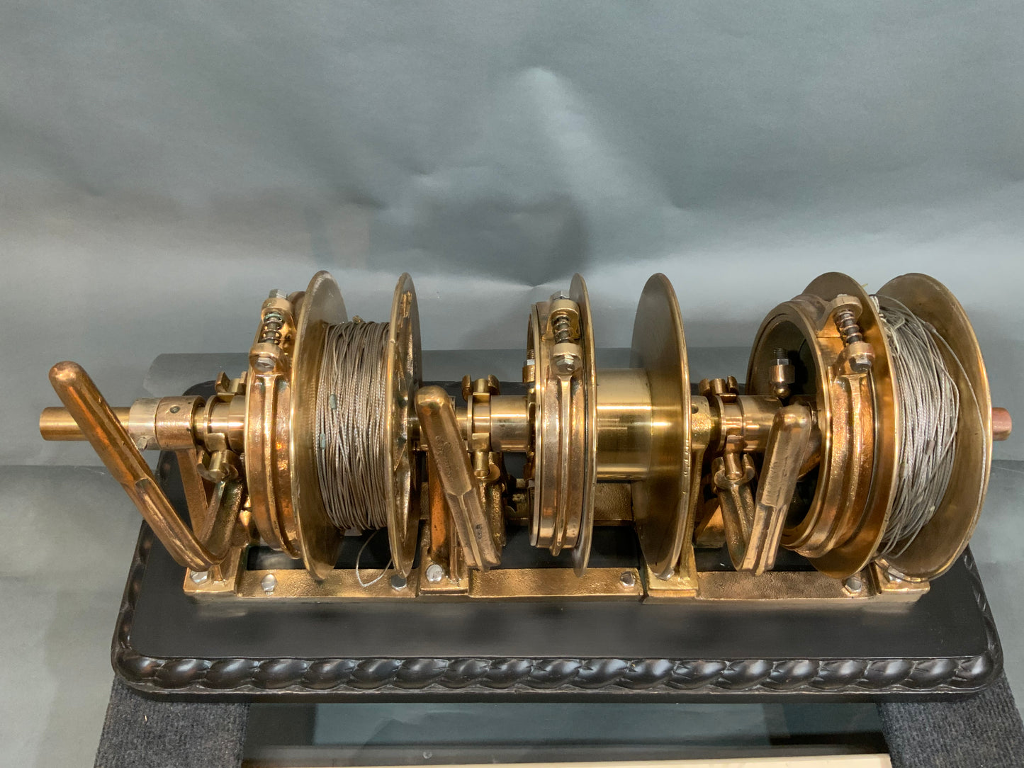 Solid Brass Long Line Tuna Reel - Lannan Gallery