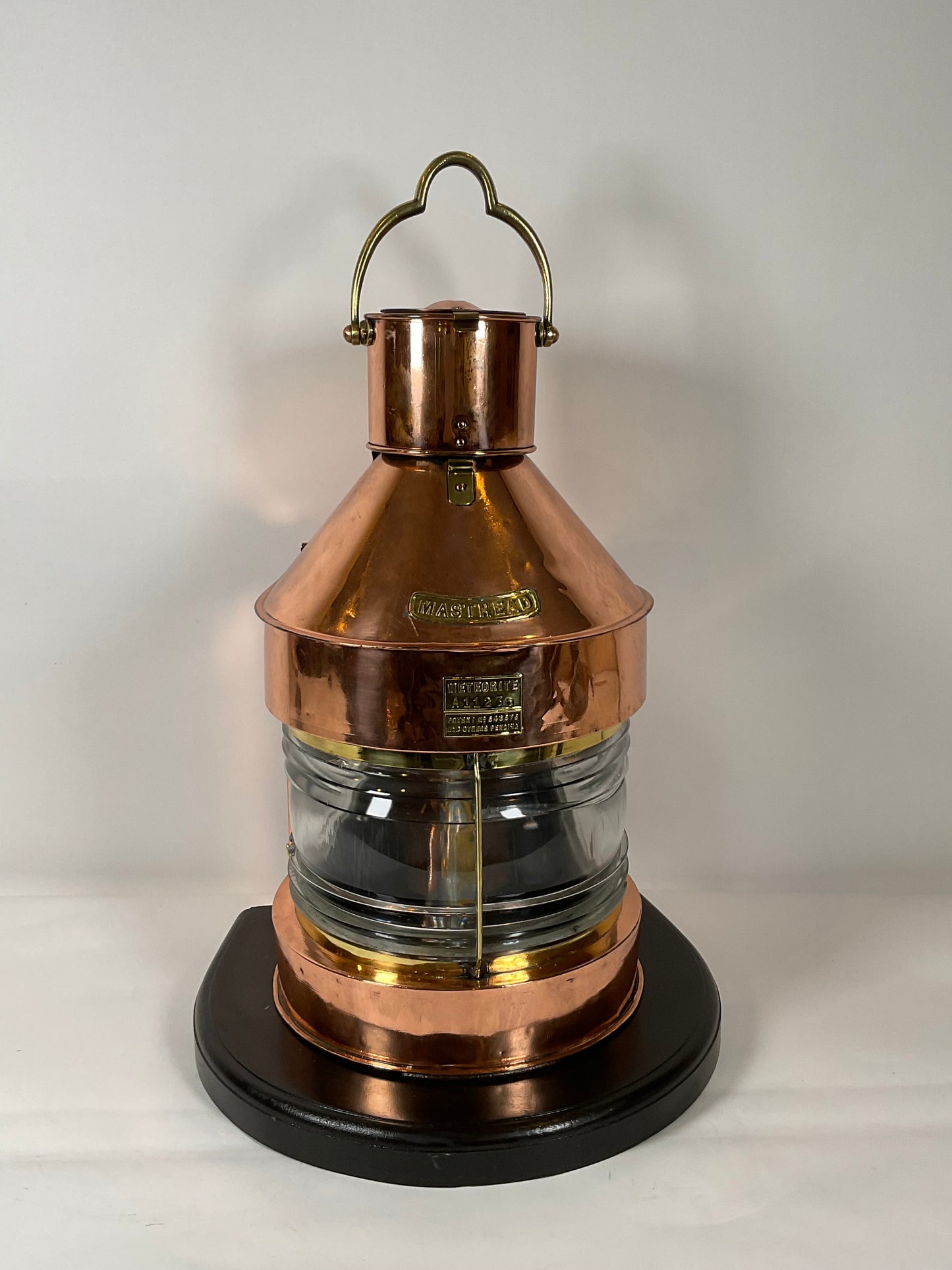 Massive Copper and Brass Ship’s Lantern - Lannan Gallery