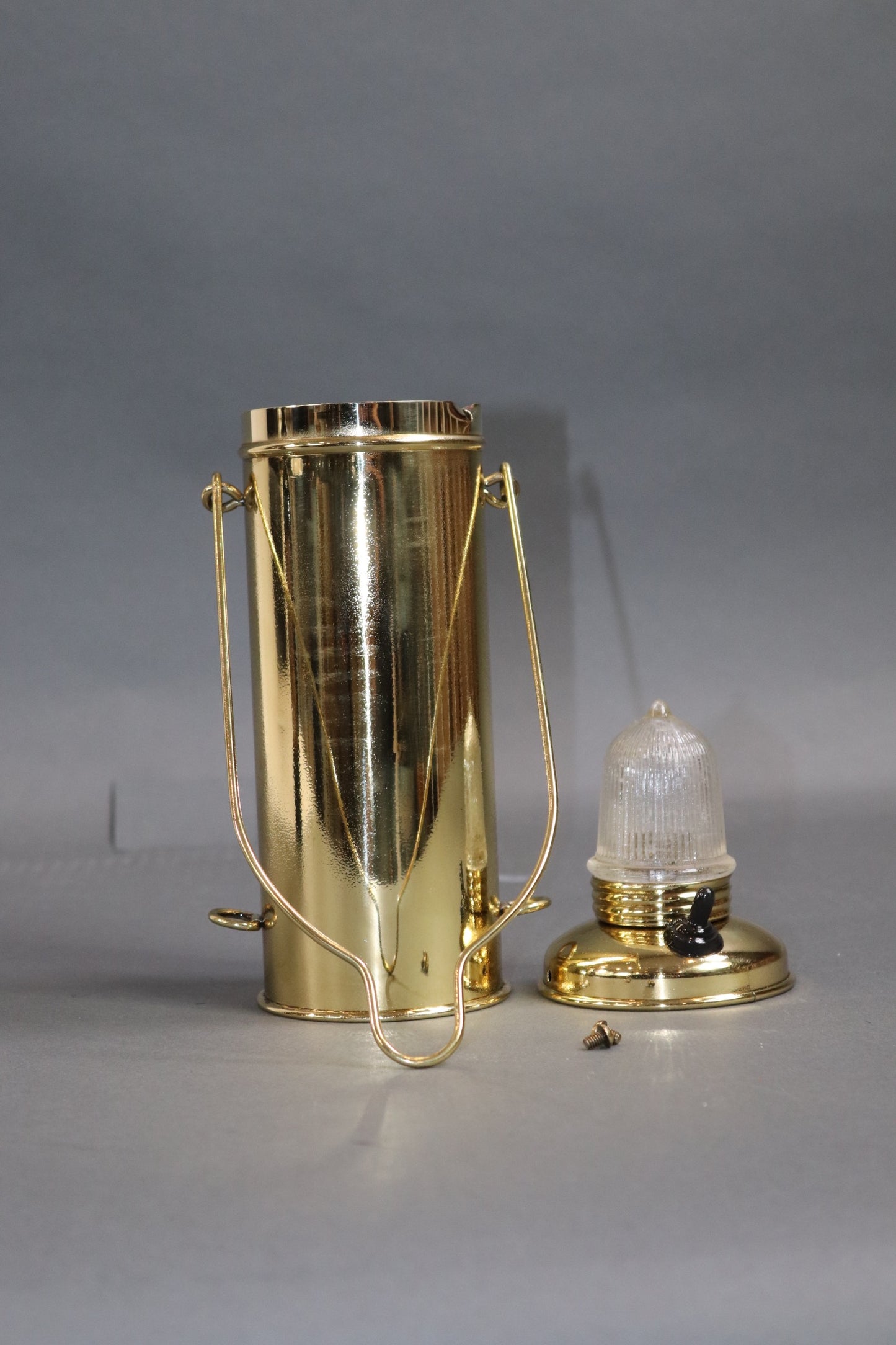 Brass Nautical Distress Lantern - Lannan Gallery