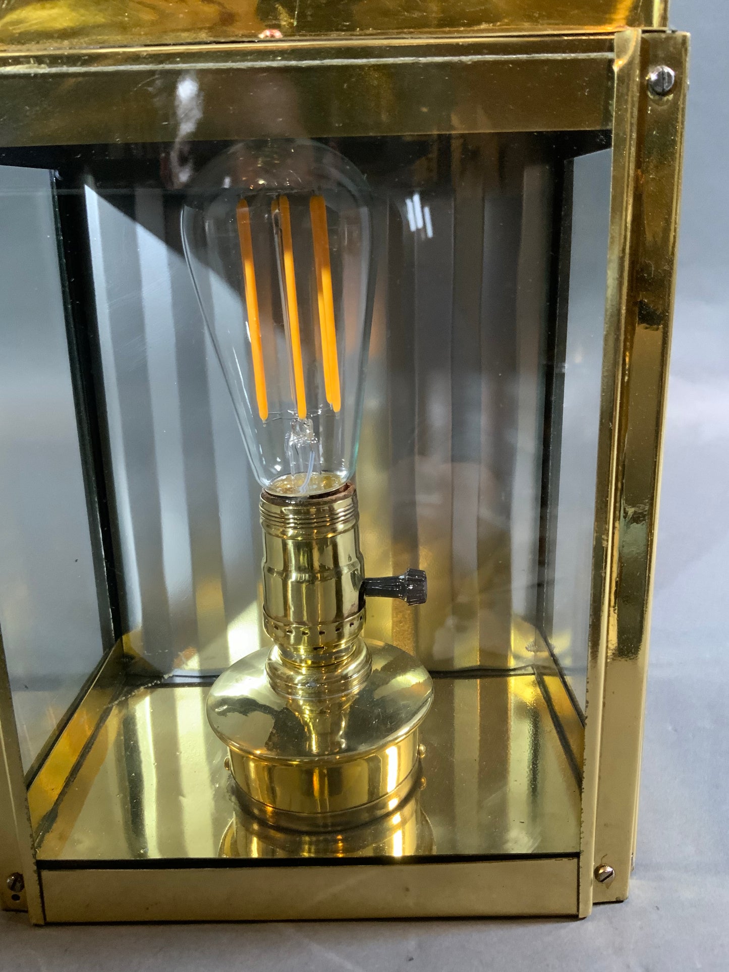 Solid Brass Yacht Cabin Lantern - Lannan Gallery