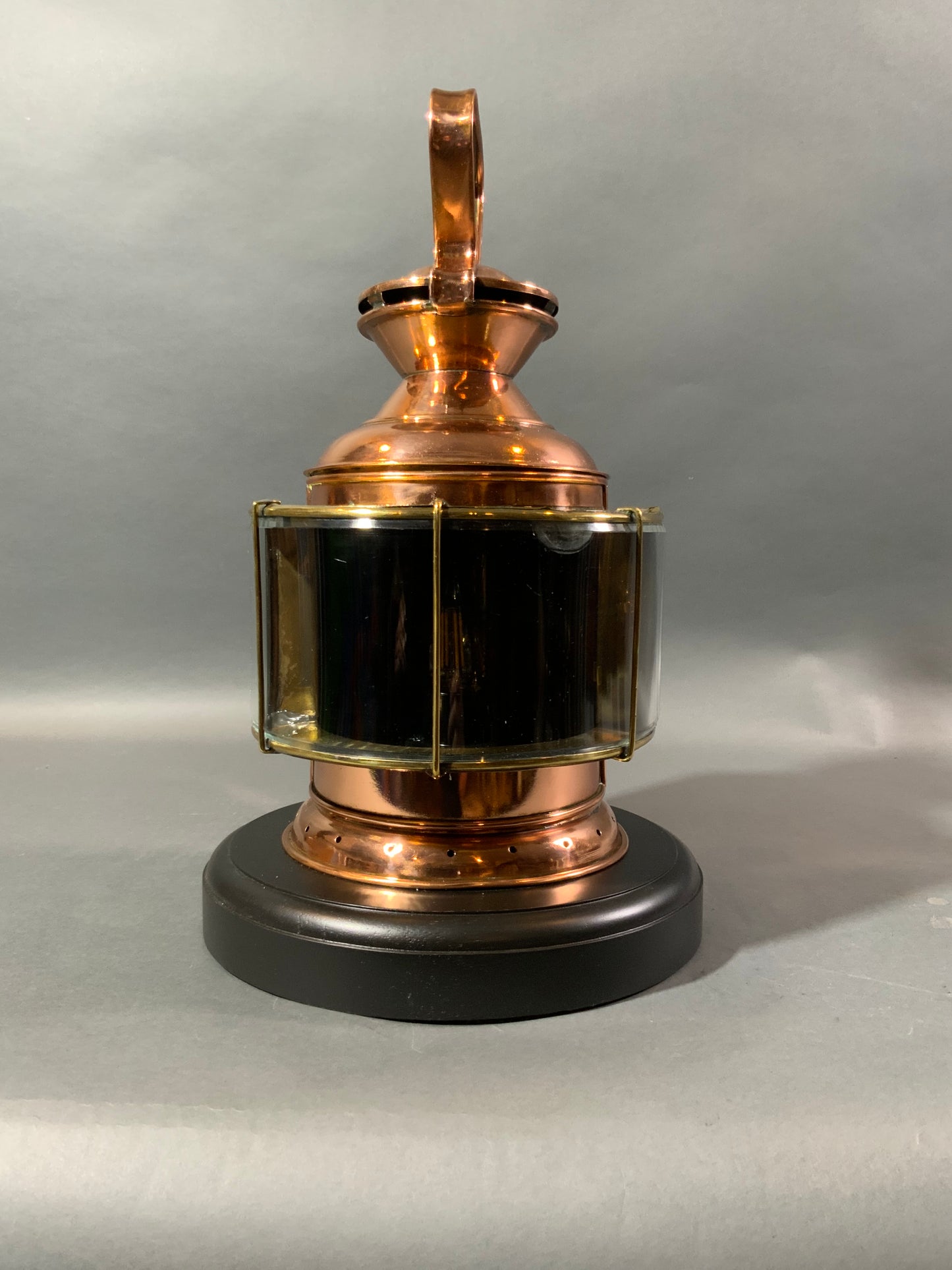 Copper & Brass Light - Lannan Gallery