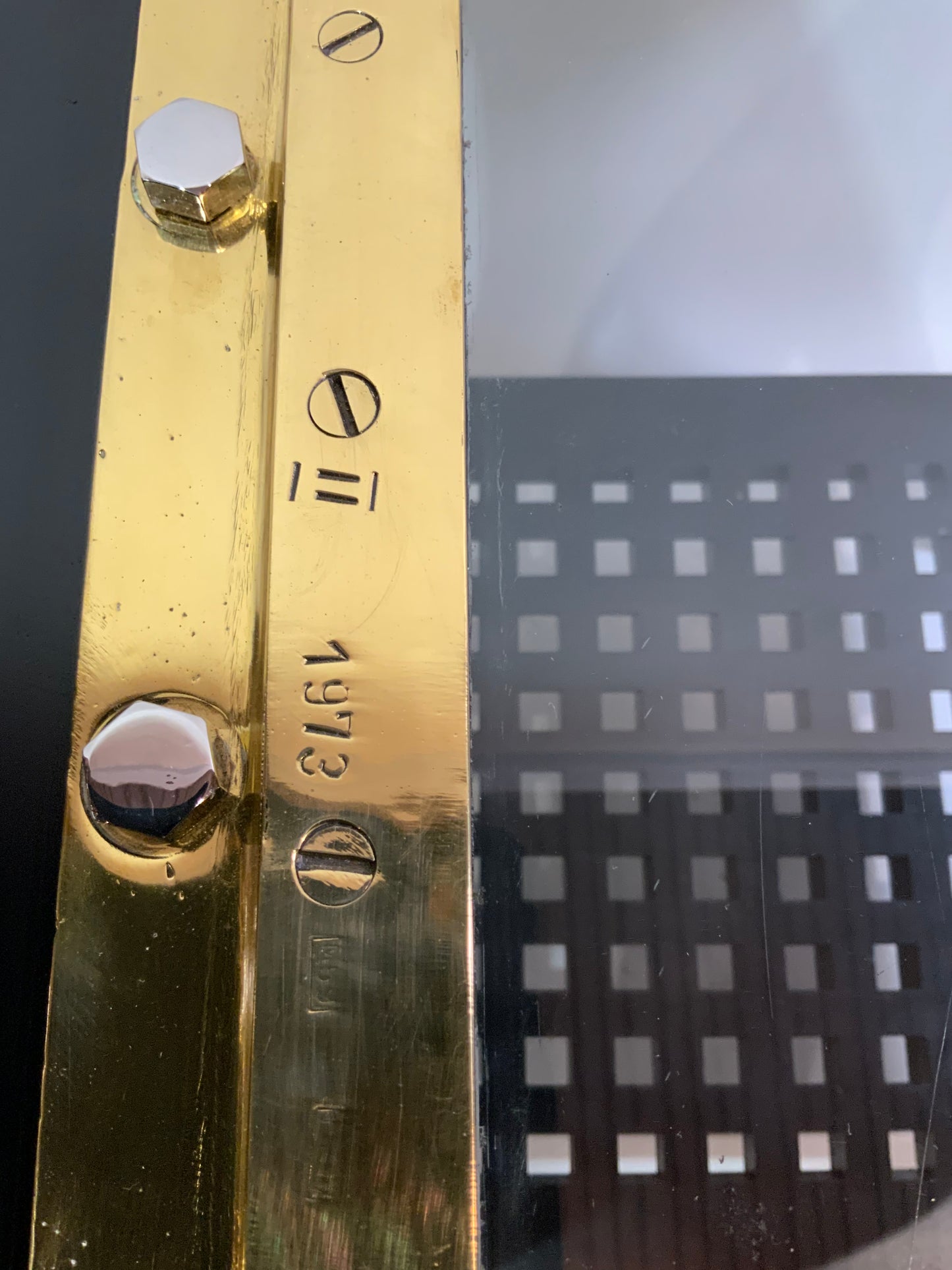 Brass Porthole Table - Lannan Gallery