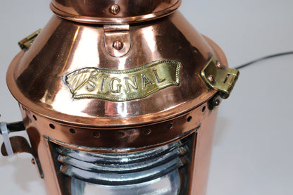 Copper Signal Lantern by Davey of London - Lannan Gallery