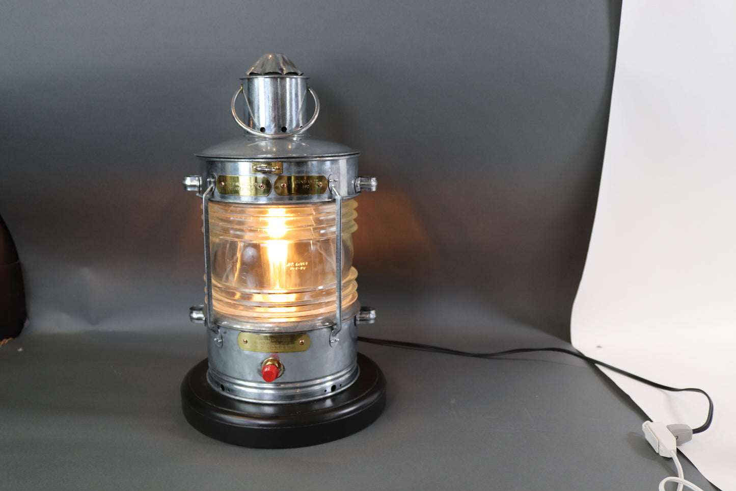 Steel Cased Ships Anchor Lantern - Lannan Gallery