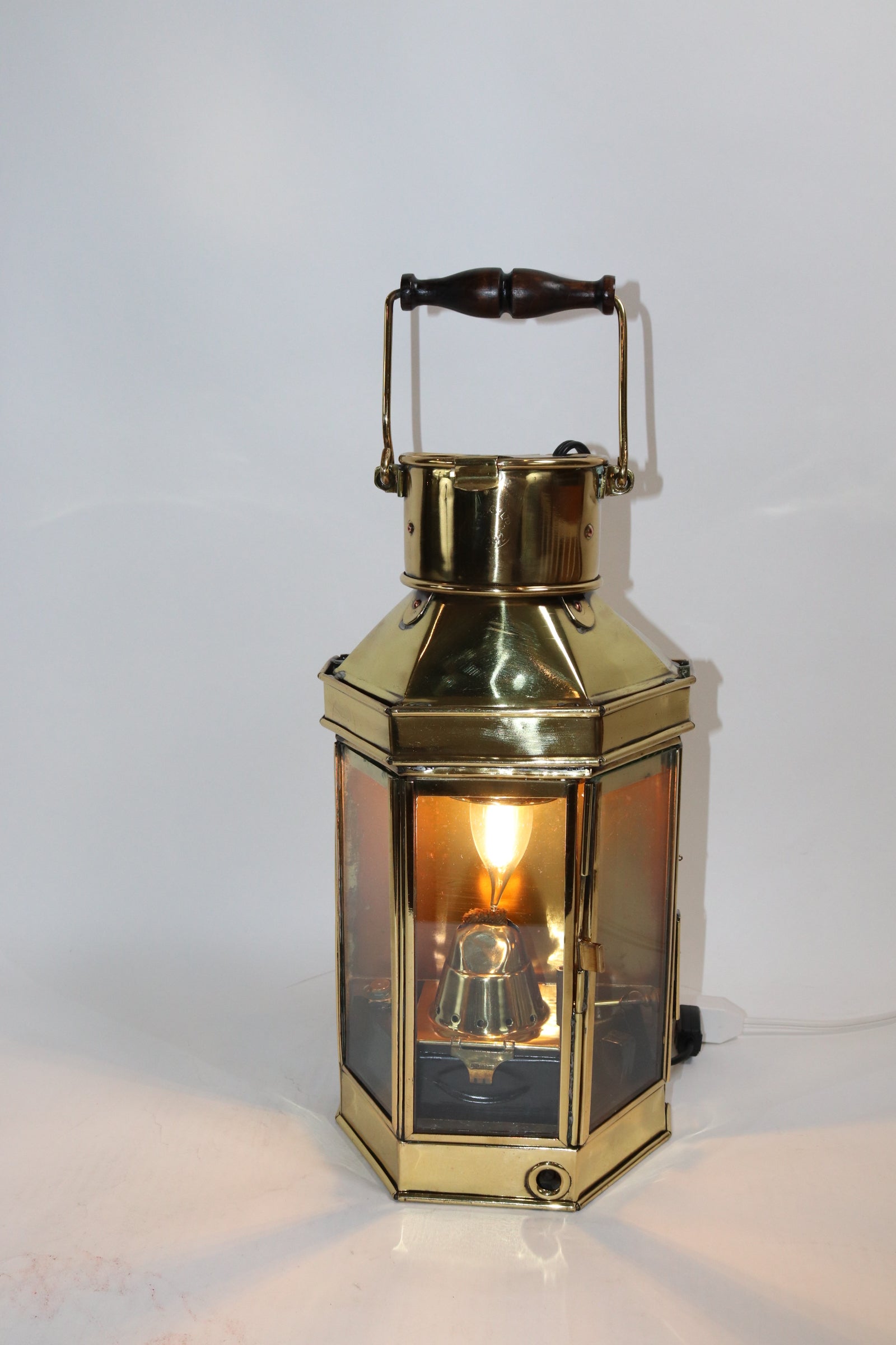 Bulpitt & Sons Brass Ships Lantern c1913/14 - Ruby Lane