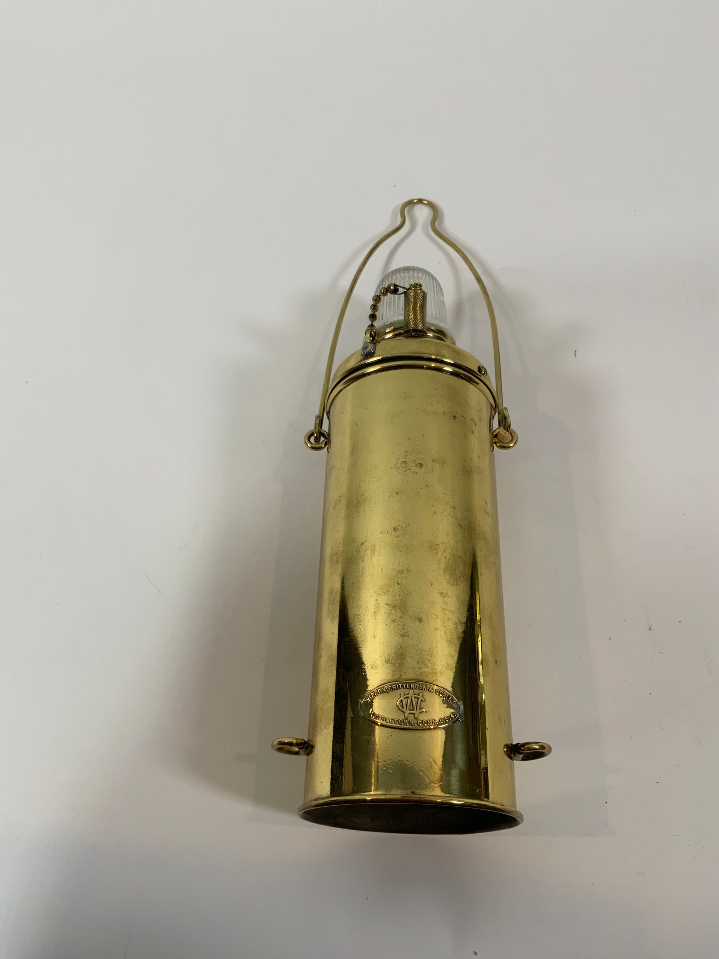 Brass Nautical Distress Lantern - Lannan Gallery