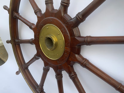 Six and a Half Foot Ships Wheel - Lannan Gallery
