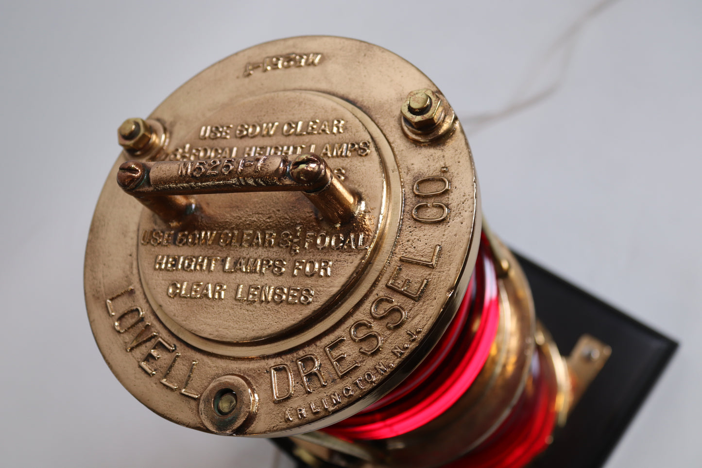 Solid Brass Marine Beacon Light - Lannan Gallery