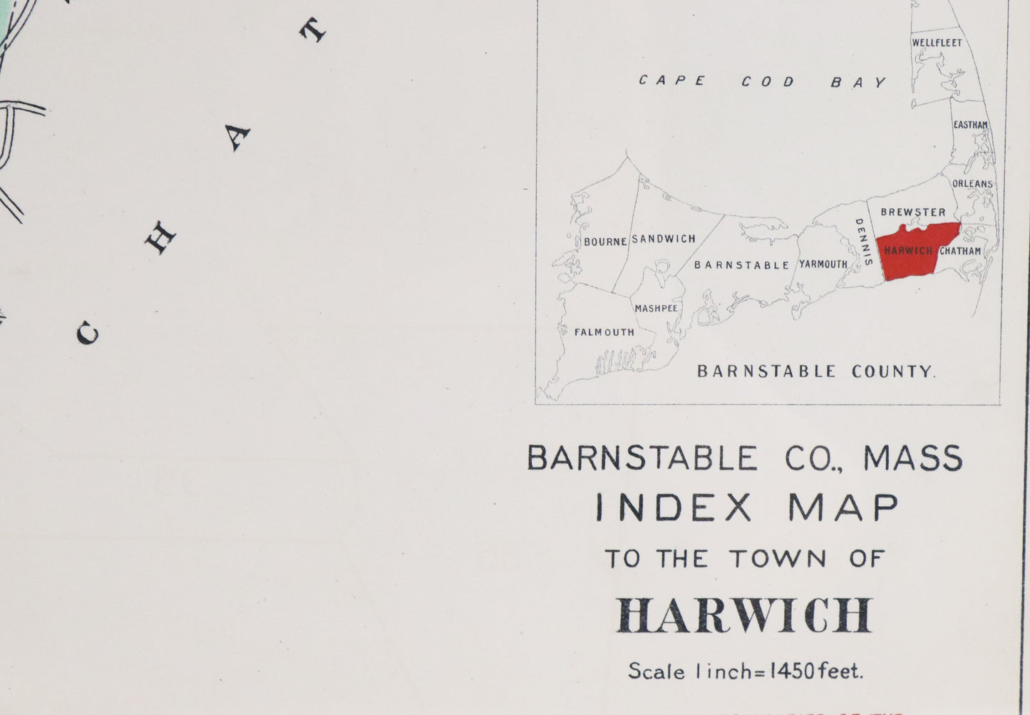 Map of Harwich, Massachusetts - Lannan Gallery