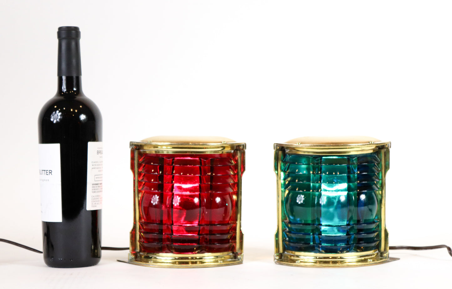 Rare Port and Starboard Lanterns - Lannan Gallery