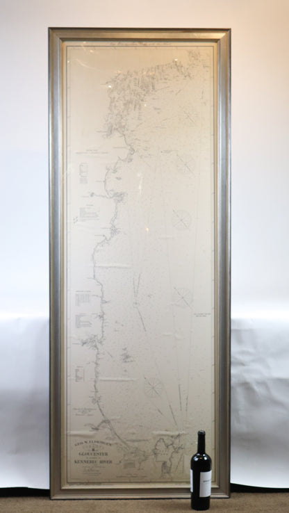 Original 1910 George Eldridge Chart - Lannan Gallery