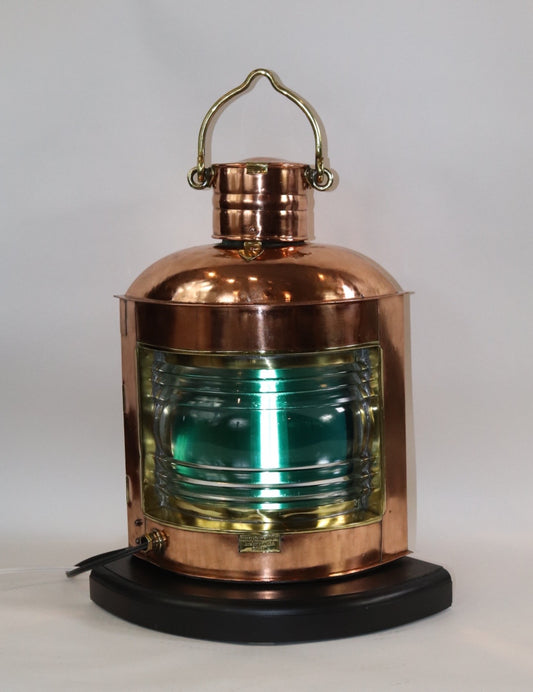 Solid Copper French Ships Lantern - Lannan Gallery