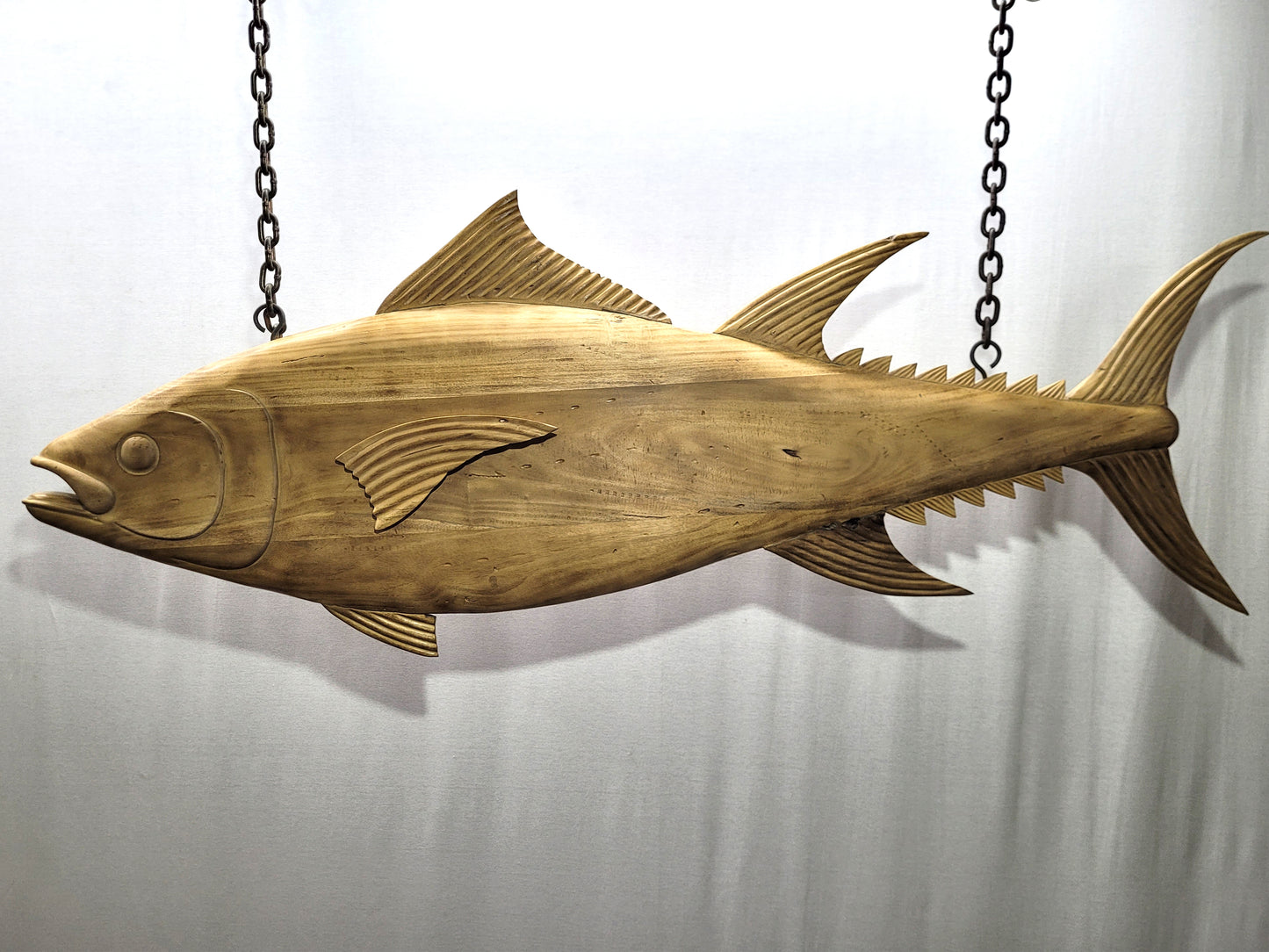 6-Foot Carved Atlantic Bluefin Tuna Trade Sign - Lannan Gallery