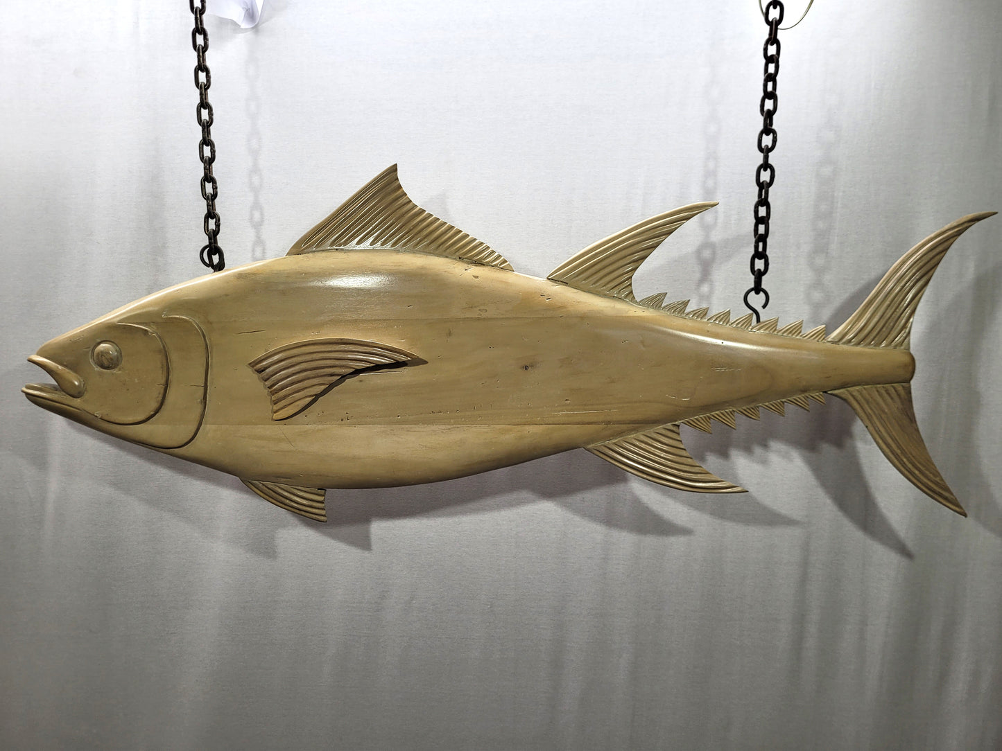 6- Foot Carved Atlantic Bluefin Tuna Trade Sign - Lannan Gallery