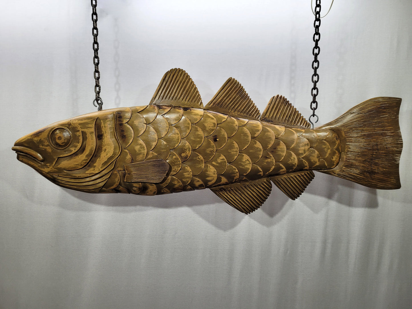 6- Foot Carved Codfish Trade Sign - Lannan Gallery