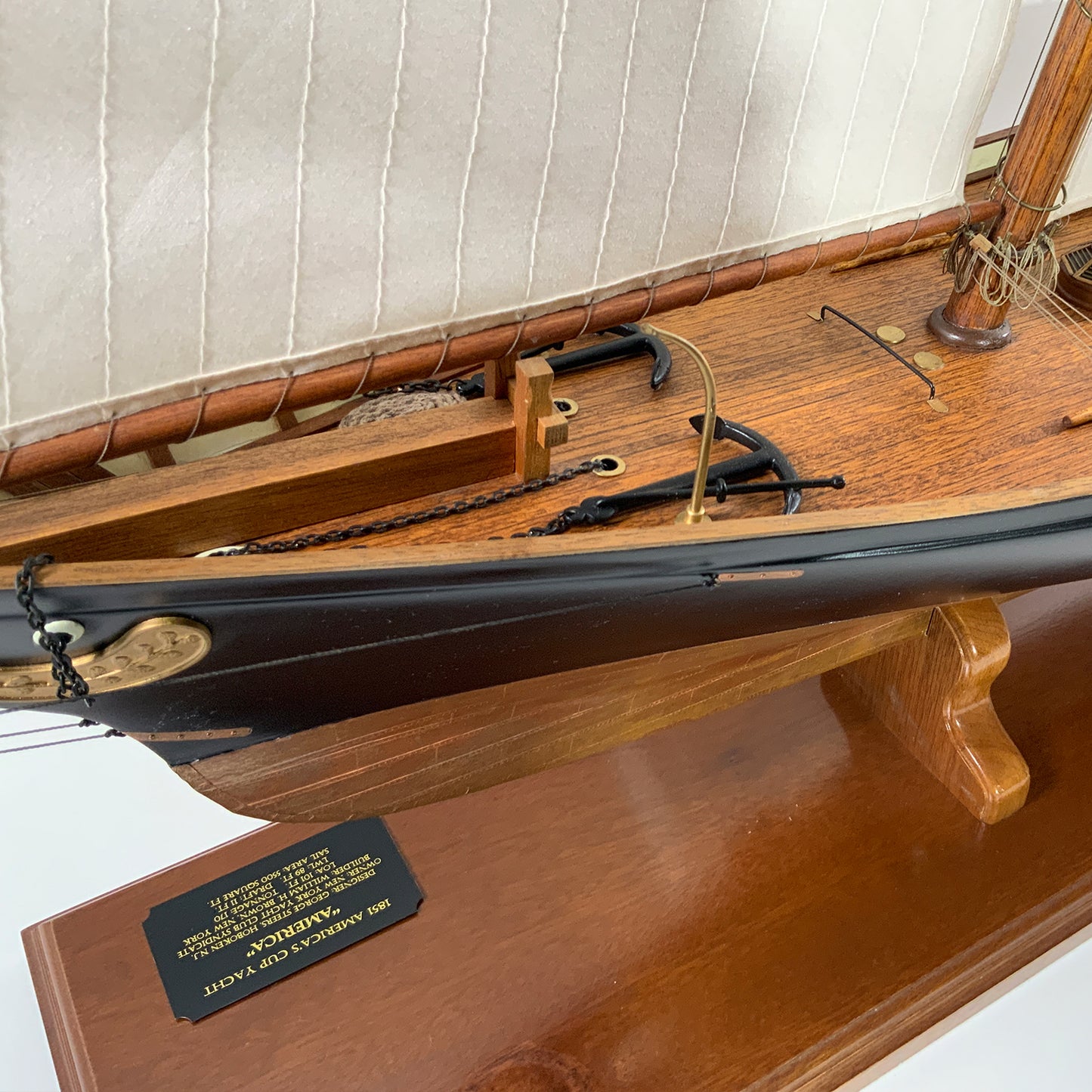 Museum Quality Model Of Schooner Yacht America - Lannan Gallery