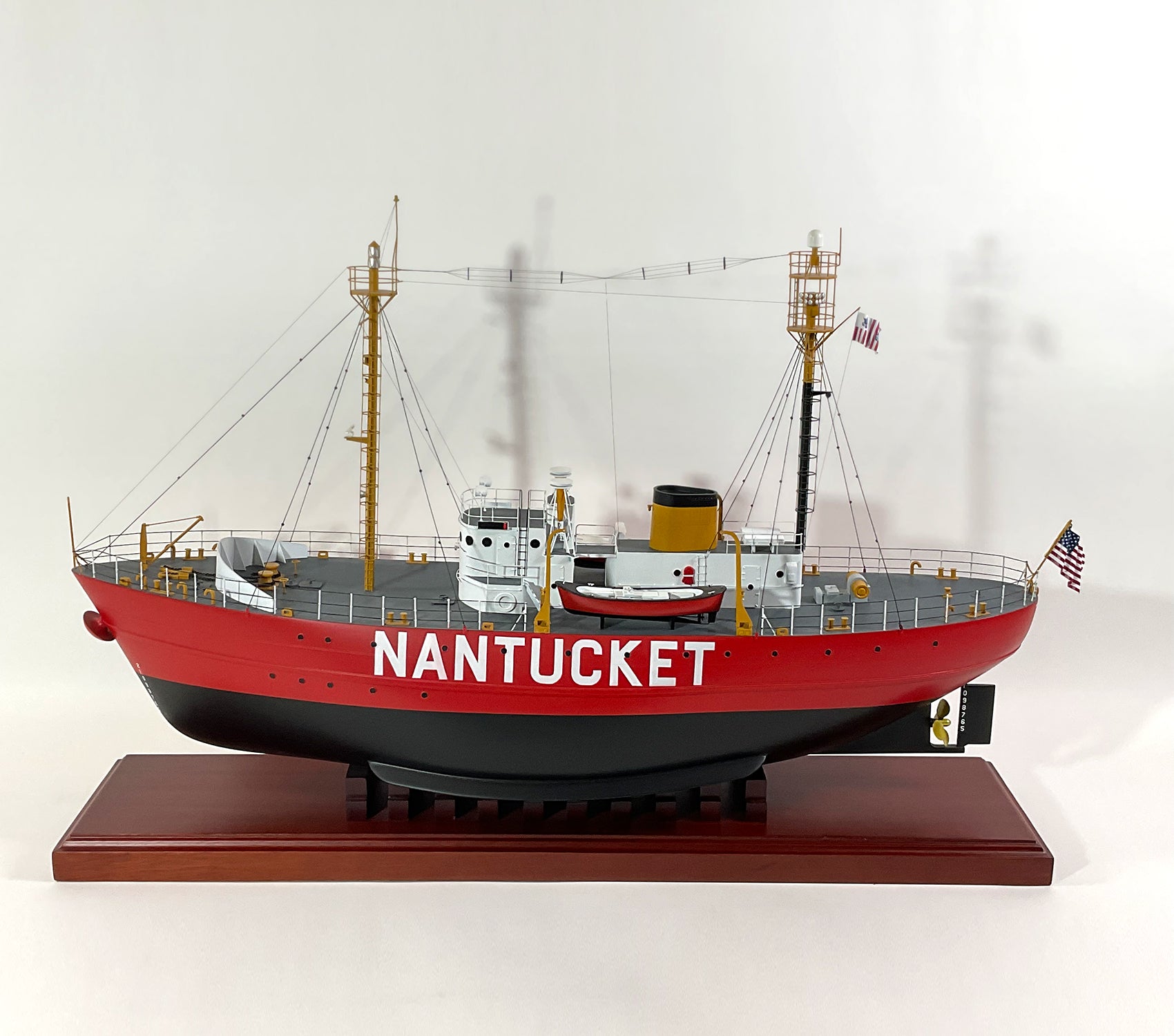 Nantucket Lightship 612 Scale Model Lannan Gallery