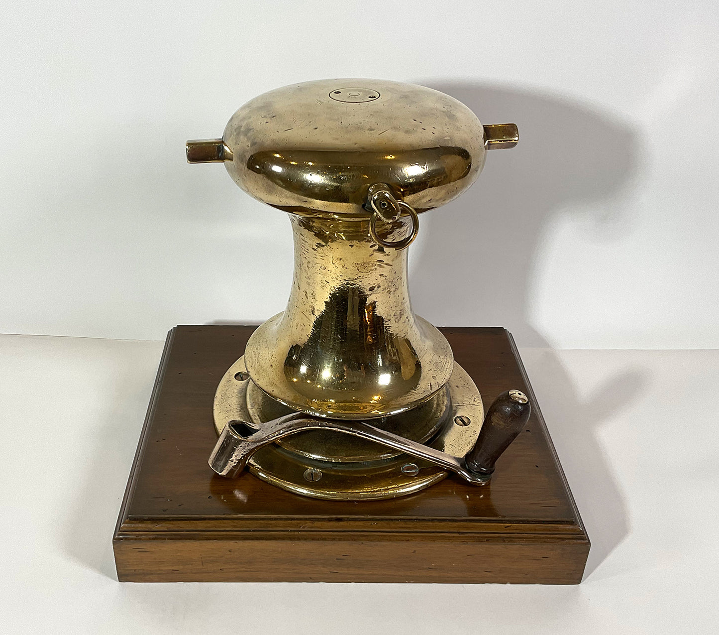 Polished Brass Yacht Capstan By Hereshoff - Lannan Gallery