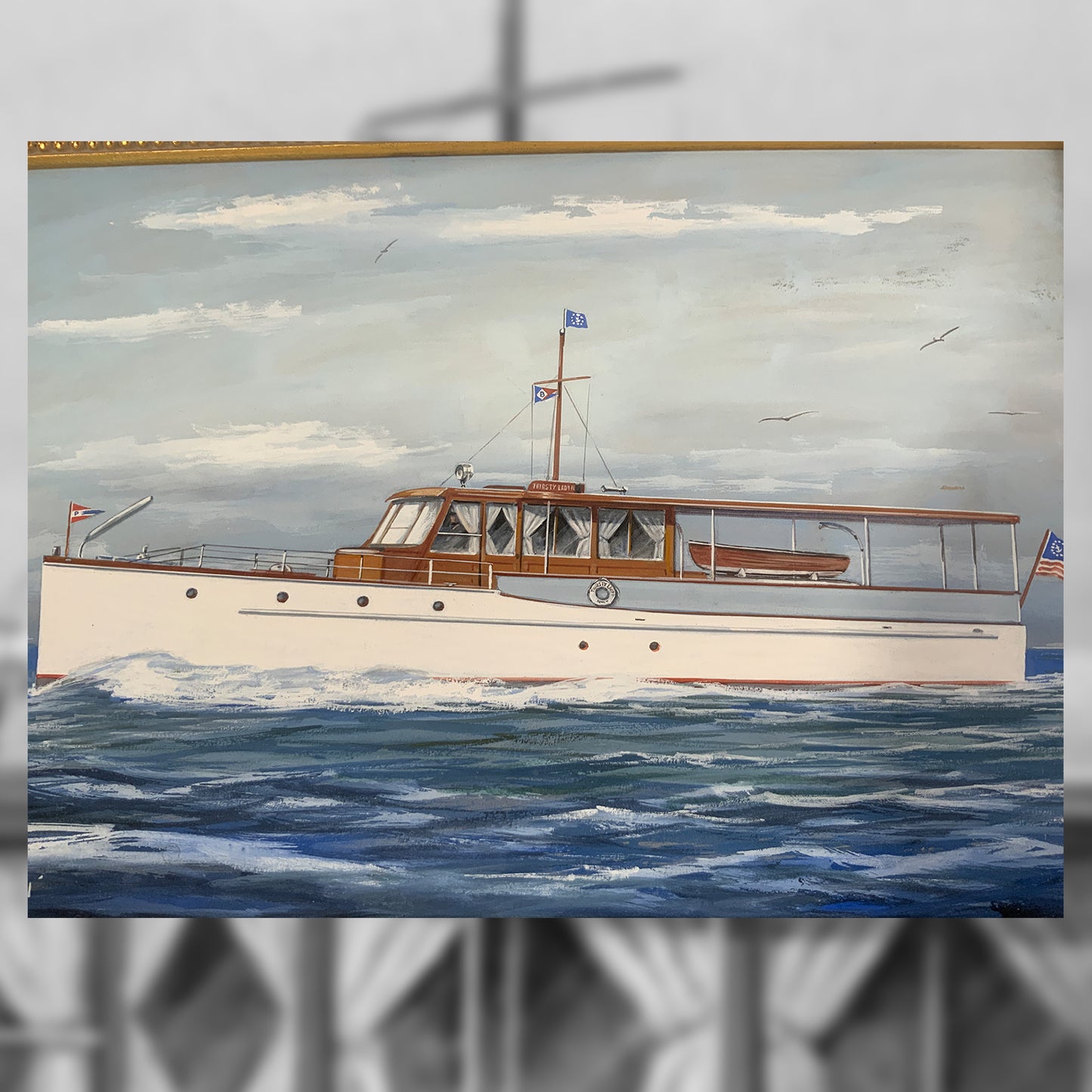 Portrait of Motor Yacht Thirsty Lady II - Lannan Gallery