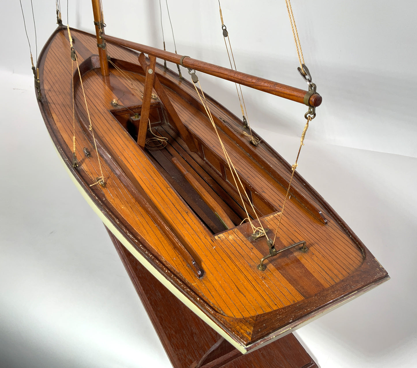 Scale Model Of A Herreshoff Yacht - Lannan Gallery