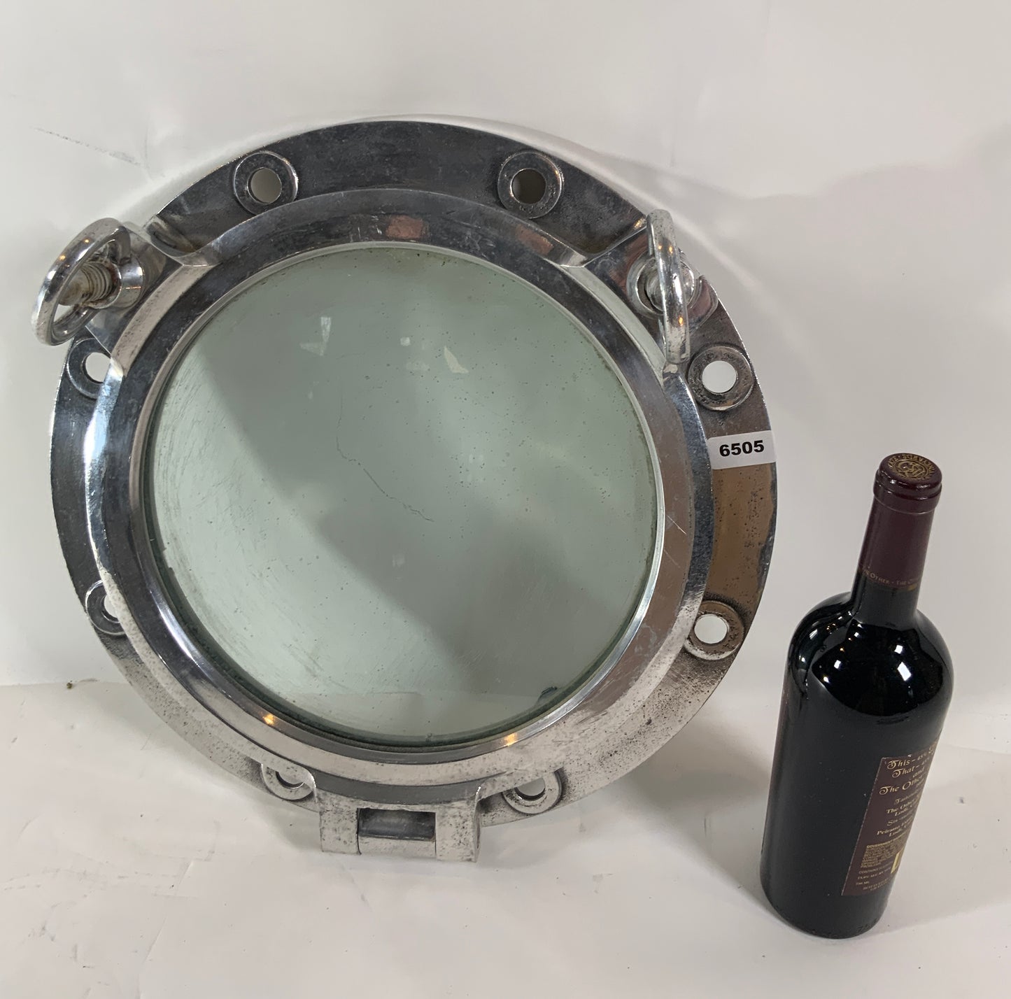 Aluminum Ship's Porthole - Lannan Gallery